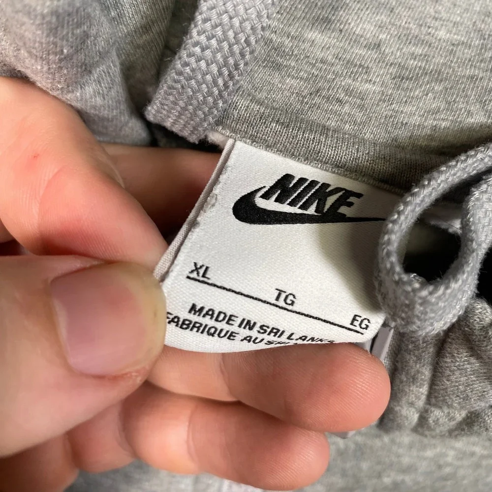 Nike Sportswear Club Fleece Full Zip Hoodie Grey BV2645-063 Mens XL‎